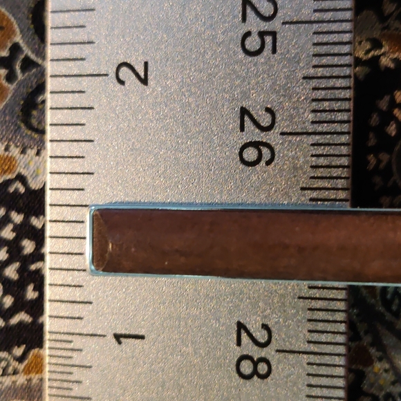 Leather-Look Cuff Links & Wood Tie Clip - Picture 7 of 7